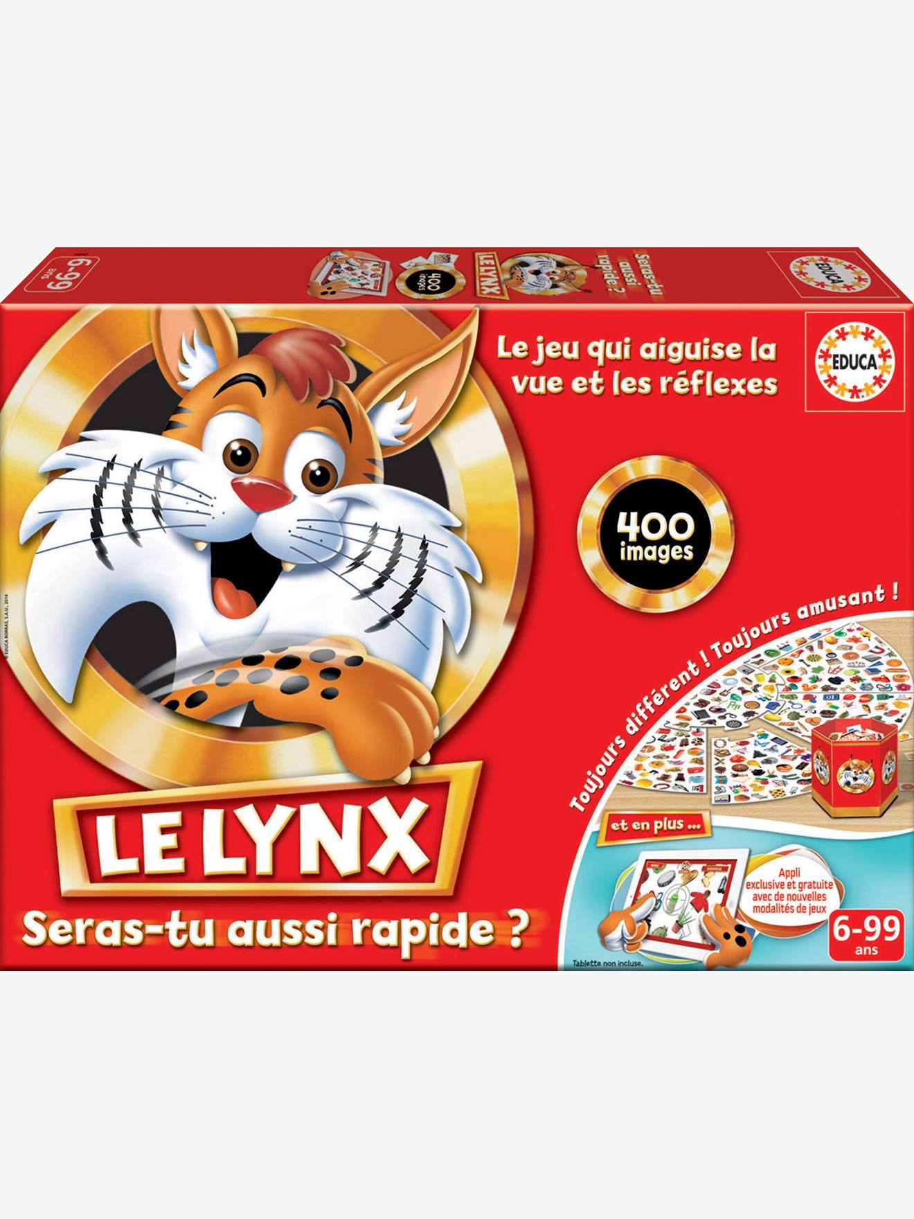 Educa Lince Lernspiel – 70 Bilder, Fördert Reflexe & Sehschärfe, Für Kinder Ab 4 Jahren