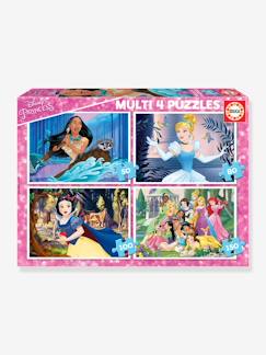Juguetes-Juegos educativos-Lote de 4 puzzles progresivos de 50 a 150 piezas Disney® Princesas EDUCA
