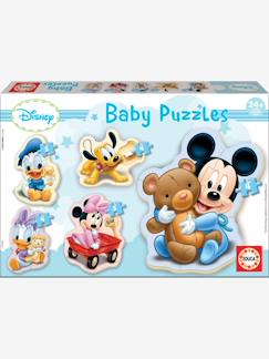 Juguetes-Juegos educativos-Lote de 5 puzzles progresivos 3 a 5 piezas Disney® Mickey EDUCA