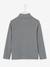 Camiseta de cuello alto con gato irisado en el pecho, para niña AZUL OSCURO LISO+GRIS MEDIO JASPEADO+ROSA MEDIO LISO 