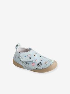 Calzado-Calzado bebé (17-26)-Zapatillas y Patucos-Zapatillas de casa de piel estampada, para bebé niño