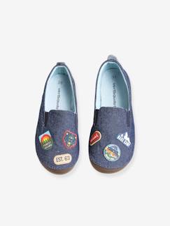 Calzado-Calzado niño (23-38)-Zapatillas y Patucos-Zapatillas de casa elásticos de denim, para niño