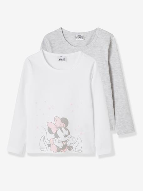Pack de 2 camisetas Disney® Minnie BLANCO CLARO LISO CON MOTIVOS 