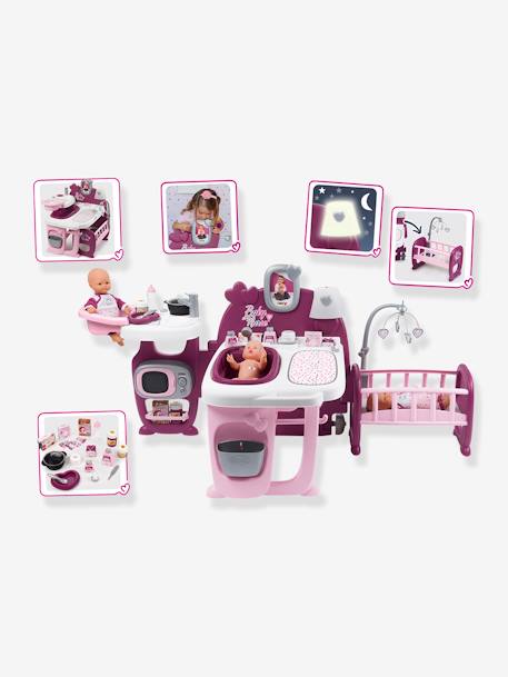 Casa grande de los bebés Baby Nurse SMOBY rosa/violeta/blanco 