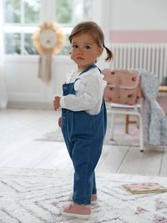 Mono Bebe Denim Mono Peto Y Pele Para Bebe Nino Y Nina Vertbaudet