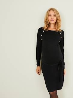 Ropa Premamá-Lactancia-Vestido de punto tricot para embarazo y lactancia