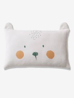 Textil Hogar y Decoración-Ropa de cuna-Fundas de almohada-Funda de almohada para bebé de gasa de algodón My Little Bear