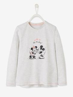 Niña-Camisetas-Camiseta Disney Minnie y Mickey® con purpurina