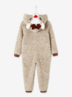 Pijamas de Navidad-Pelele "Reno" efecto peluche