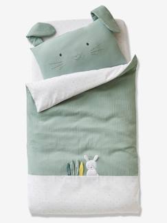 Textil Hogar y Decoración-Ropa de cuna-Funda nórdica para bebé Conejo Verde