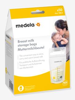 Puericultura-Caja de 50 bolsitas de conservación de leche materna Pump & Save MEDELA