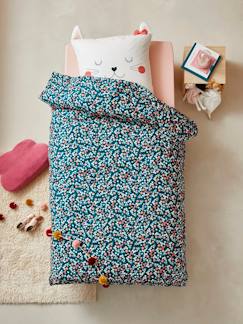 Textil Hogar y Decoración-Ropa de cama niños-Conjunto de funda nórdica + funda de almohada infantil Chat Waou