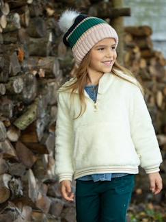 Niña-Accesorios-Gorros, bufandas, guantes-Gorro colorblock para niña