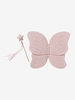 Juguetes-Juegos de imitación-Alas de mariposa de gasa de algodón + varita mágica