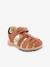 Sandalias de piel Platinium KICKERS® AZUL OSCURO LISO+MARRON CLARO LISO 