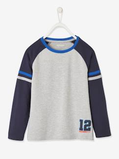 Niño-Camisetas y polos-Camiseta deportiva con estampado en relieve detrás, para niño
