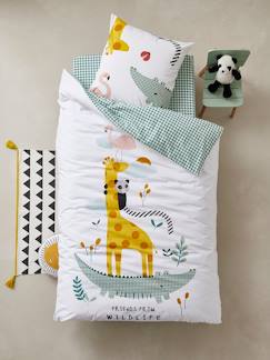 Textil Hogar y Decoración-Ropa de cama niños-Conjunto de funda nórdica + funda de almohada infantil Happy'ramide