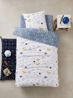 Textil Hogar y Decoración-Conjunto de funda nórdica + funda de almohada infantil Cosmos
