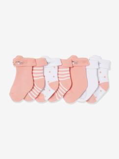 Bebé-Calcetines, leotardos-Lote de 7 pares de calcetines de rizo para bebé