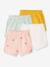 Pack de 4 shorts de felpa para bebé AMARILLO OSCURO BICOLOR/MULTIC 