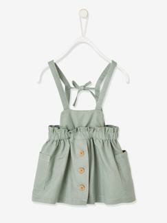 Vestidos y faldas-Vestido pichi de tela para bebé