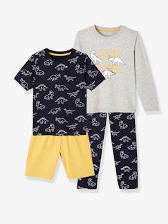 Lote pijama + pijama con short Dinosaurio