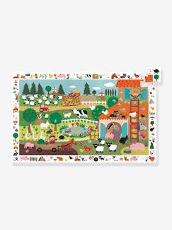 Juguetes-Juegos educativos- Puzzles-Puzzle de observación 35 piezas La Granja DJECO