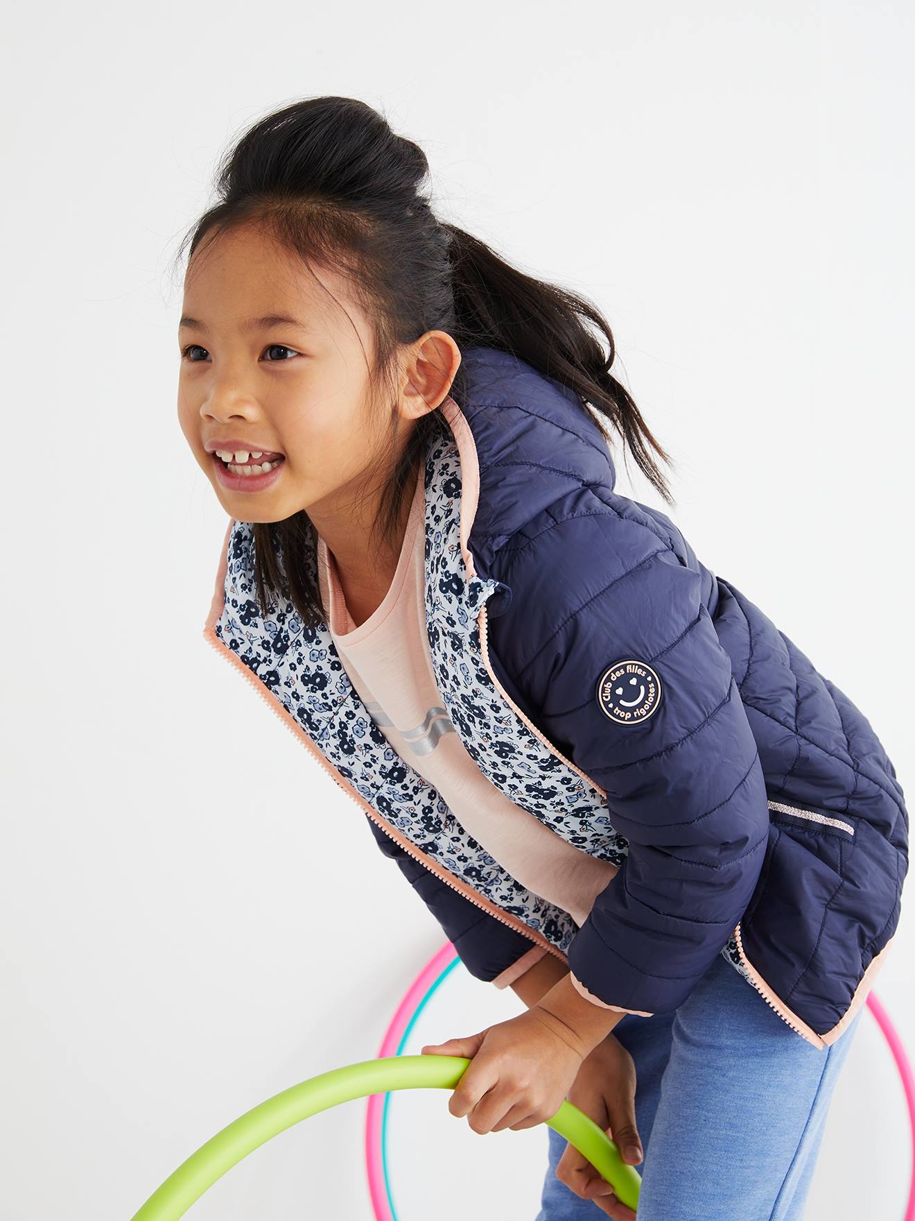 chaqueta acolchada ligera niña