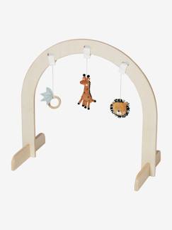 Juguetes- Primera edad-Área de estimulación y portales-Lote de 3 juguetes para colgar para arco de actividades modular de madera