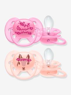 -Pack de 2 chupetes muy suaves 1ª edad Philips AVENT