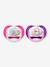 Lote de 2 chupetes Ultra Air Animals 2a edad Philips AVENT BLANCO FUERTE LISO CON MOTIVOS+BLANCO MEDIO LISO CON MOTIVOS+BLANCO OSCURO LISO CON MOTIVOS 