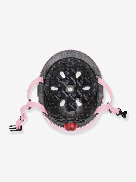 Casco Go Up - GLOBBER rosa maquillaje+verde mint 