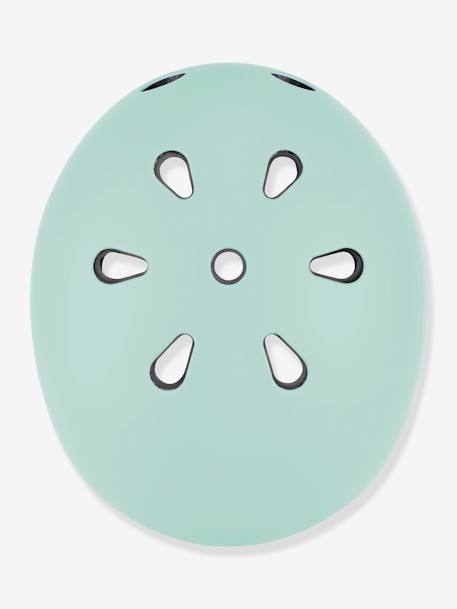 Casco Go Up - GLOBBER rosa maquillaje+verde mint 