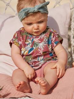 Bebé-Short con cintura elástica de gasa de algodón, para bebé