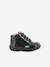 Botines de piel para bebé Billista Zip KICKERS® NEGRO MEDIO LISO 