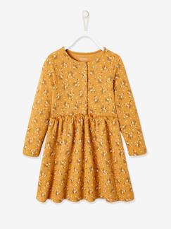 Niña-Vestidos-Vestido estampado de punto con relieve, para niña