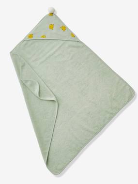 Capa de baño Panda amarillo oscuro liso con motiv - Vertbaudet