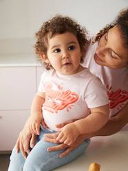 Camiseta Family Team bebé colección cápsula Vertbaudet y Studio Jonesie de algodón orgánico  