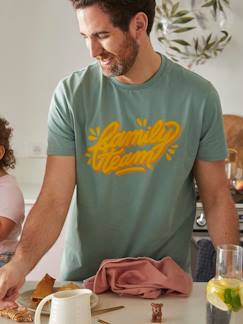 Oportunidades a precios especiales-Camiseta Family Team colección cápsula Vertbaudet y Studio Jonesie de algodón orgánico