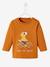 Camiseta fantasía bebé niño GRIS MEDIO JASPEADO+MARRON CLARO LISO CON MOTIVOS 
