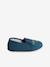 Zapatillas de casa slip-on para niño, fabricadas en Francia AZUL MEDIO ESTAMPADO 