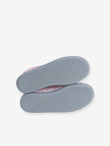 Zapatillas de casa bailarinas fabricadas en Francia GRIS CLARO ESTAMPADO 