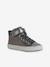 Zapatillas Mid Kalispera Girl GEOX® GRIS OSCURO LISO CON MOTIVOS+NEGRO MEDIO LISO CON MOTIVOS 