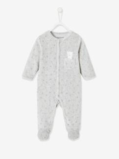 Bebé-Pijamas-Pelele de terciopelo con automáticos delante, para bebé