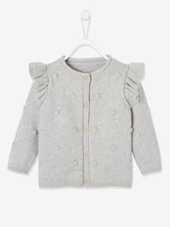 Bebé-Sudaderas, jerséis y chaquetas de punto-Chaquetas de punto-Cárdigan de punto con relieve, para bebé