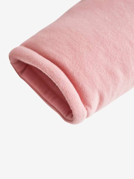 Saquito con mangas desmontables PRETTY BABY ROSA MEDIO LISO CON MOTIVOS 