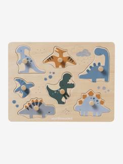 Juguetes-Juegos educativos- Puzzles-Puzzle con botones Dinosaurios de madera FSC®