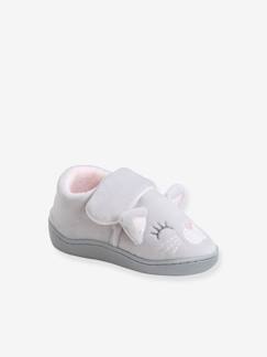 Calzado-Zapatillas de casa estilo peluche para bebé niña