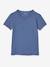 Pack de 3 camisetas para niño de manga corta AZUL CLARO LISO+BLANCO CLARO LISO CON MOTIVOS 