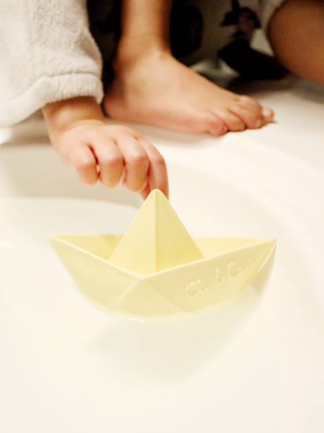 Juguete de baño Barco Origami - OLI & CAROL vainilla 